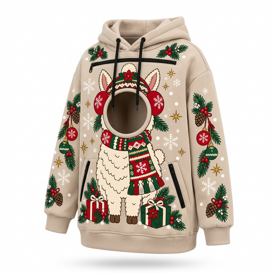 Sudadera canguro navideña Kanguri para llevar a tu perro